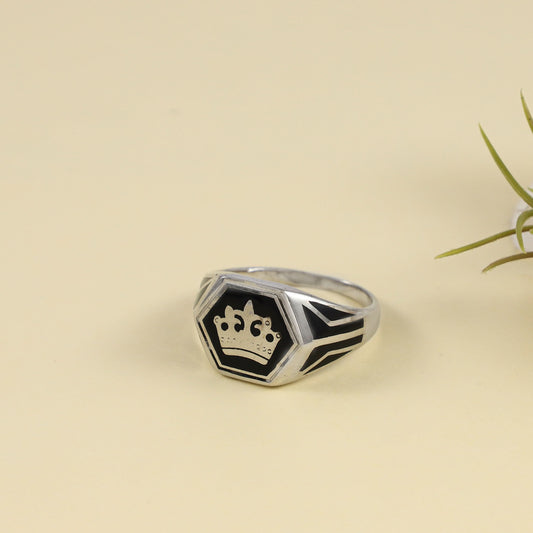 Stylish Silver Ring For Him