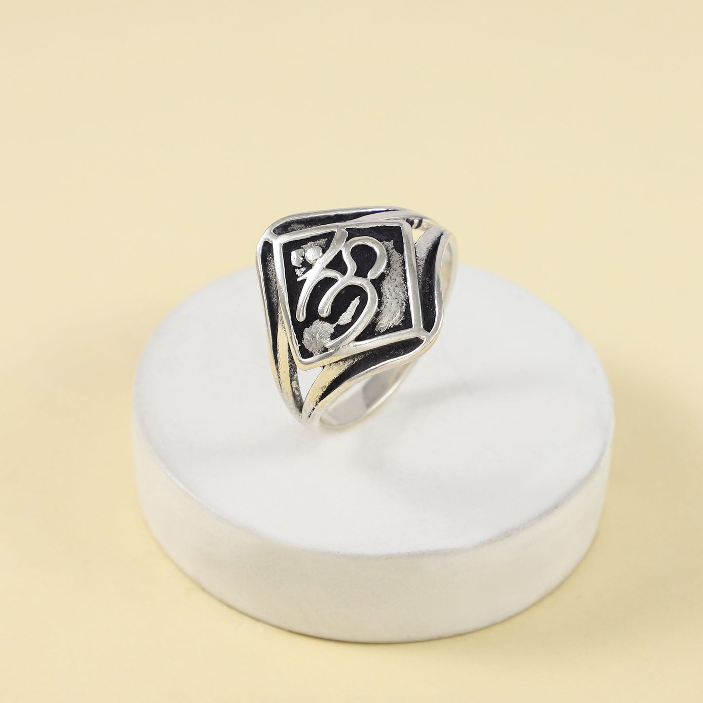Classic Antique Silver Ring For Him