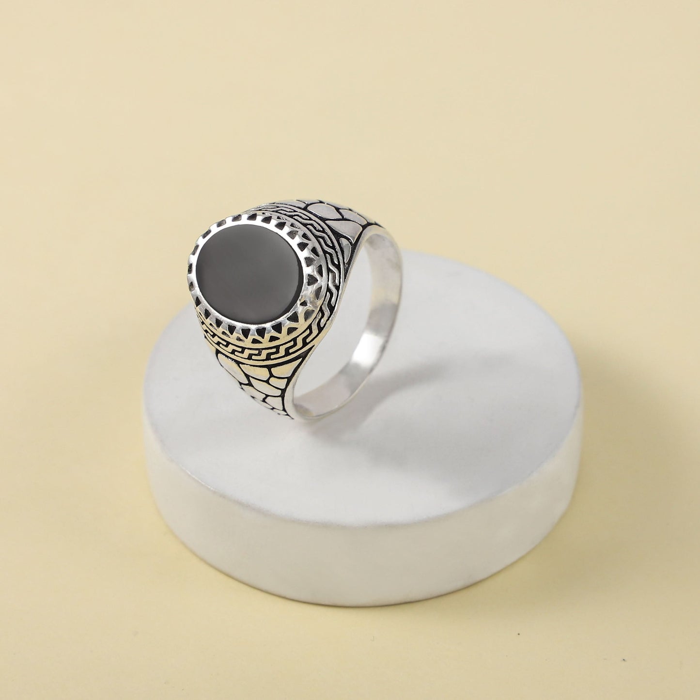Signet  Silver Ring For Him