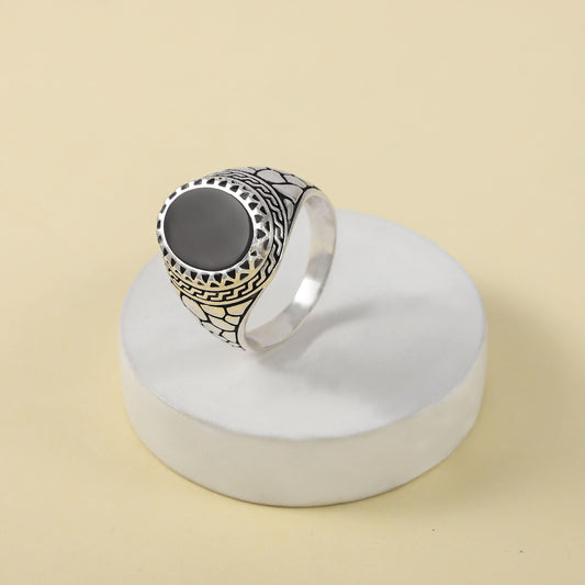 Signet  Silver Ring For Him