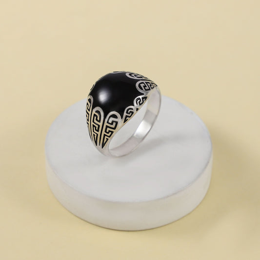 Elegance Silver Ring For Him