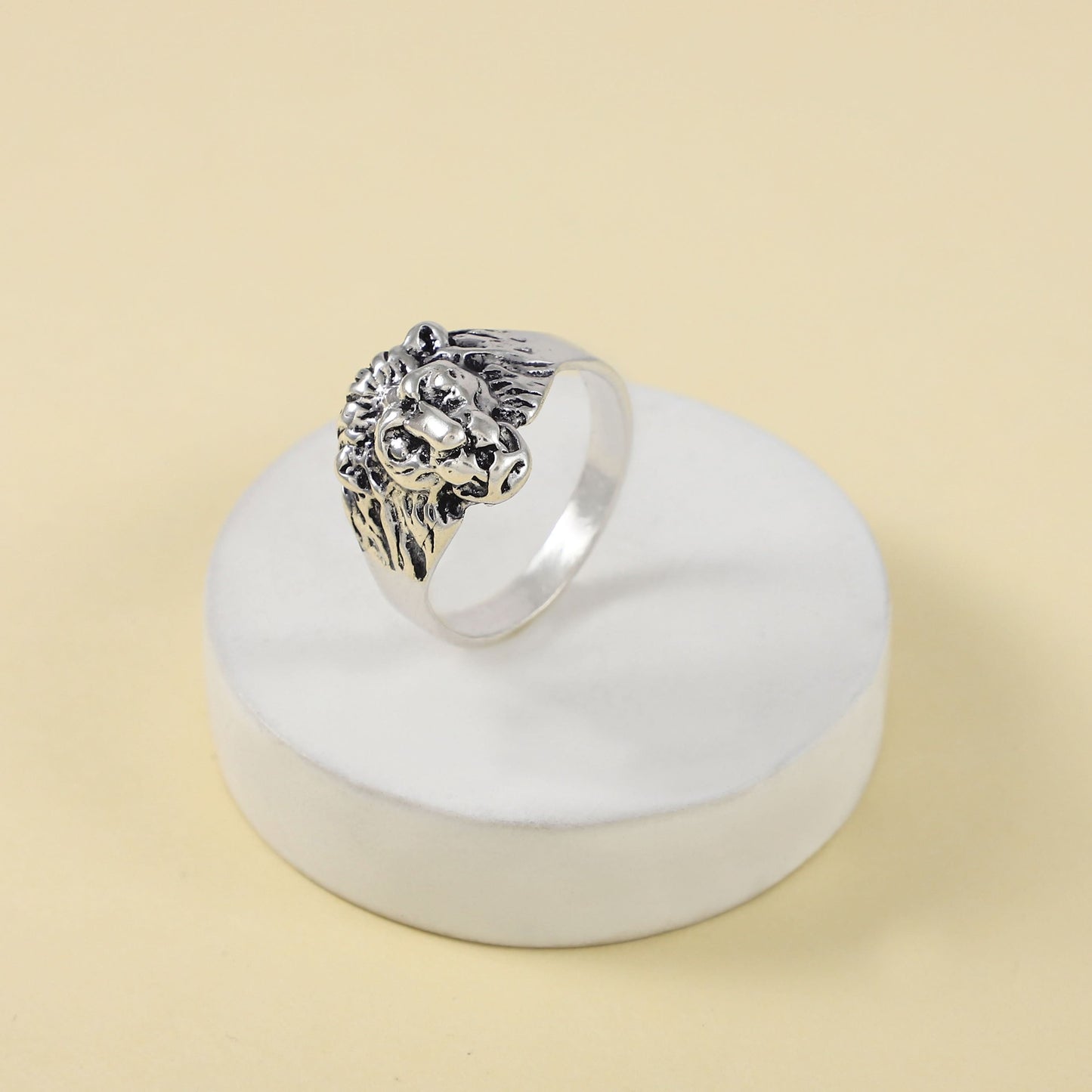 Fancy Silver Ring For Him