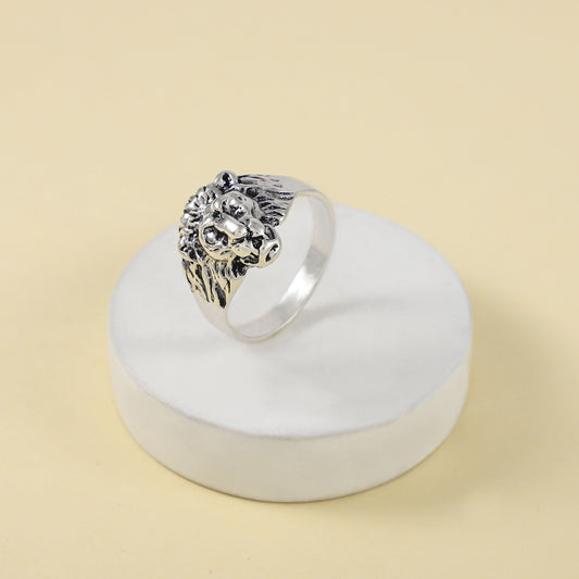 Fancy Silver Ring For Him