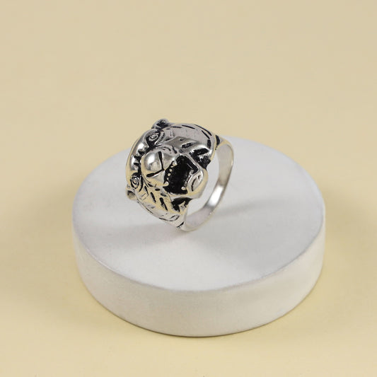 Designe Loin Silver Ring For Him