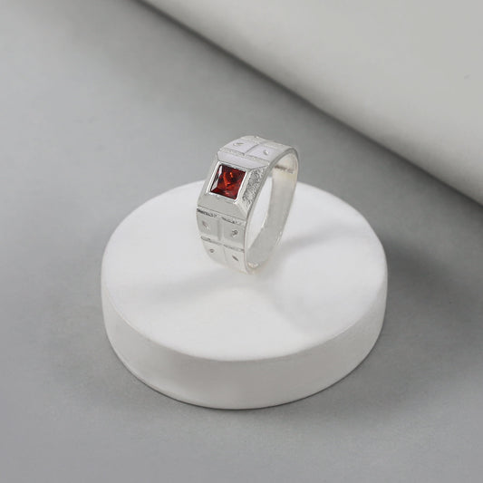 Anish  Silver Ring For Him