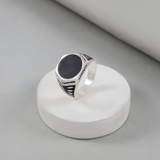 Elegant Silver Ring For Him