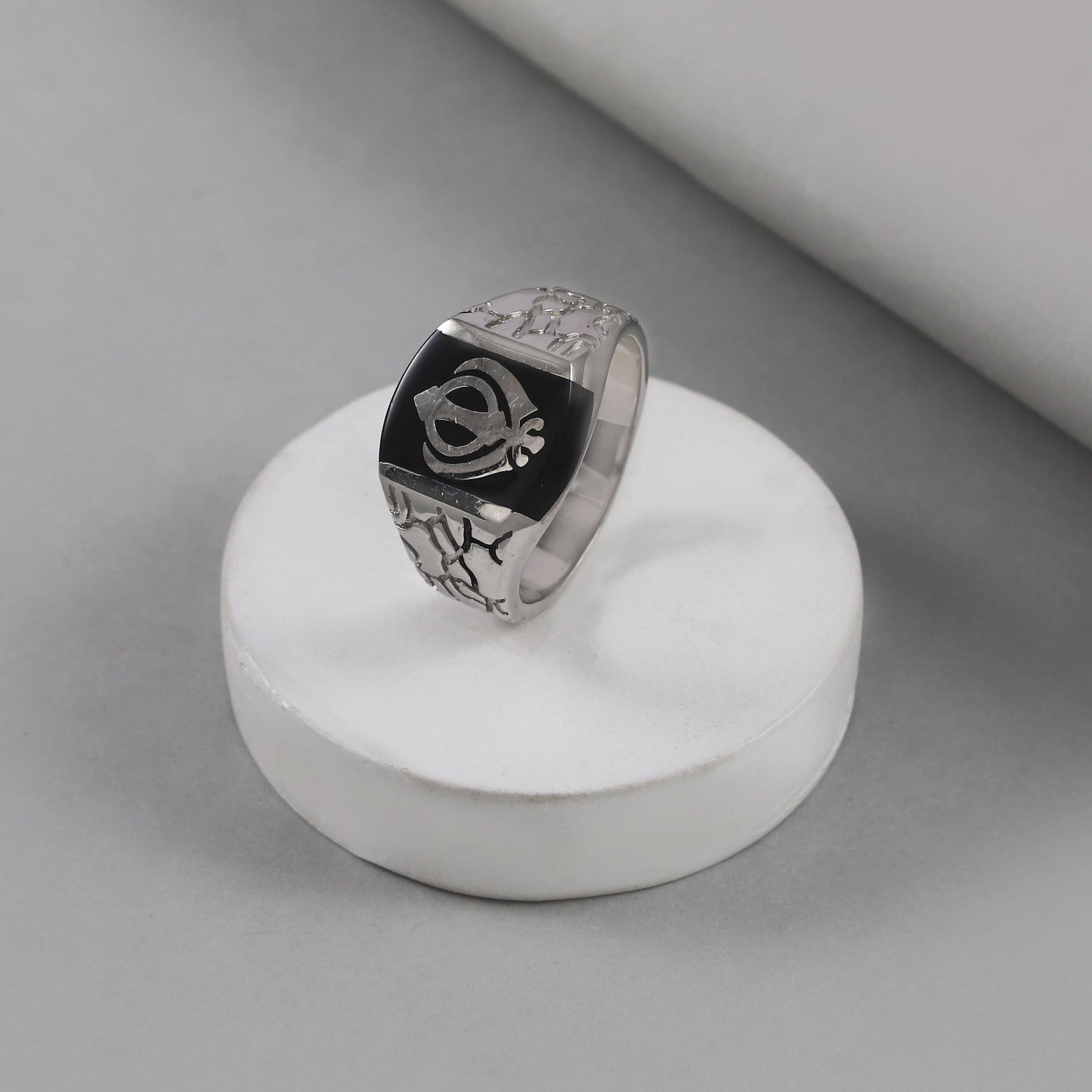 Aryan Silver Ring For Him