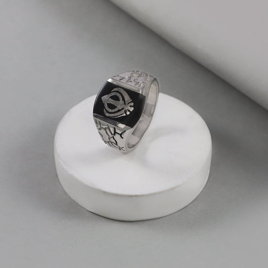Aryan Silver Ring For Him