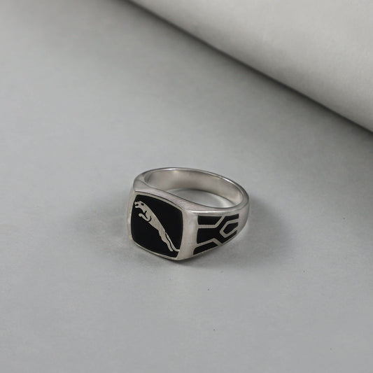 Eclectic Silver Ring For Him