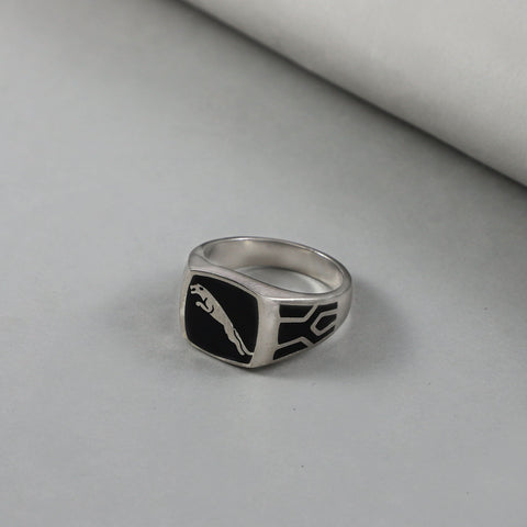 Eclectic Silver Ring For Him