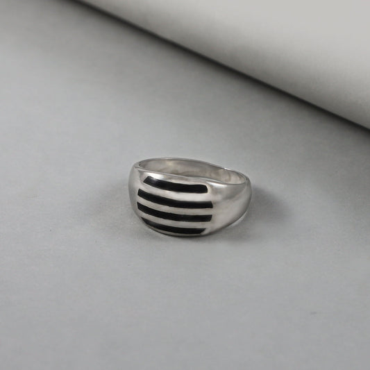 Unique  Silver Ring For Him