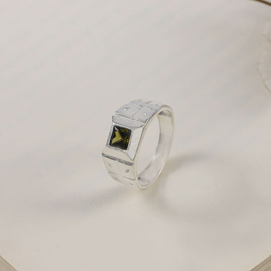 Rohit Silver Ring For Him