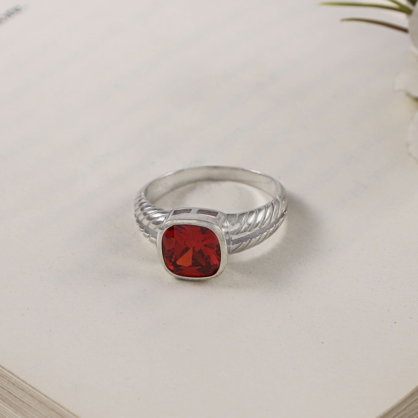 Advik Silver Ring For Him