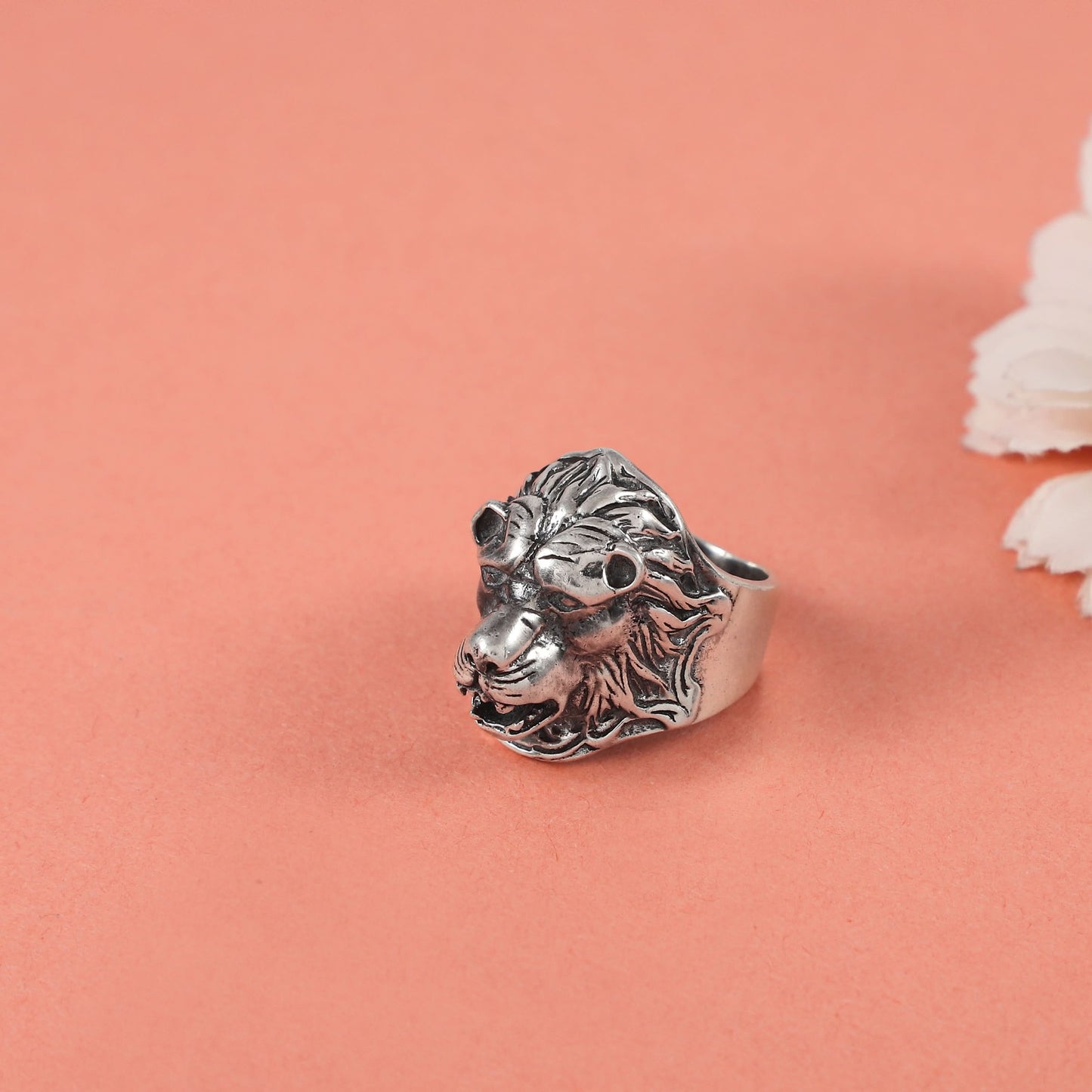 Sterling Loin Silver Ring For Him