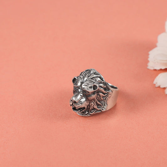 Sterling Loin Silver Ring For Him