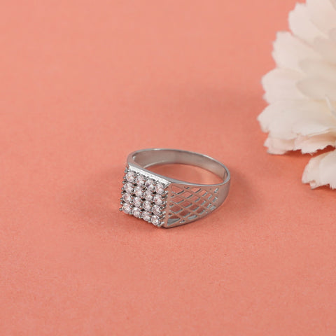 Rajeev Statement Cubic zirconia Ring