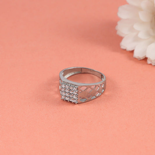 Vijay Silver Ring For Him