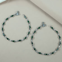 Manisha Silver Anklets