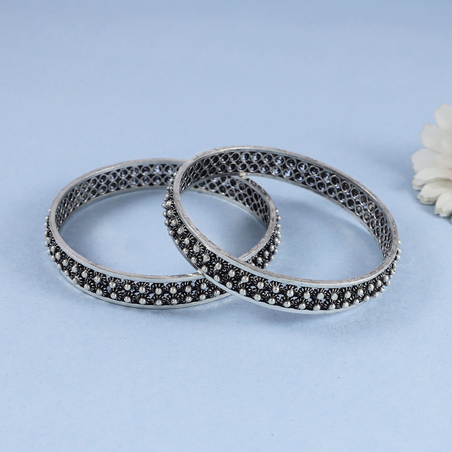 Amelia Sterling Silver Bangles