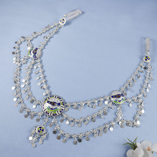 Hina Classy Silver Waist Chain