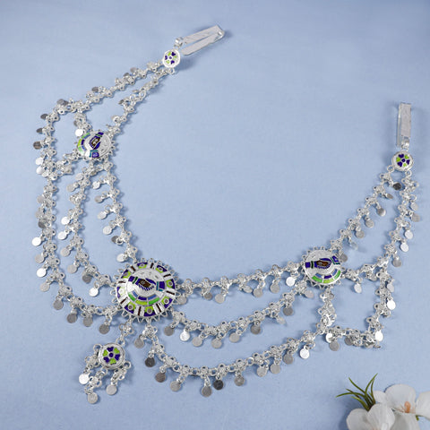 Hina Classy Silver Waist Chain