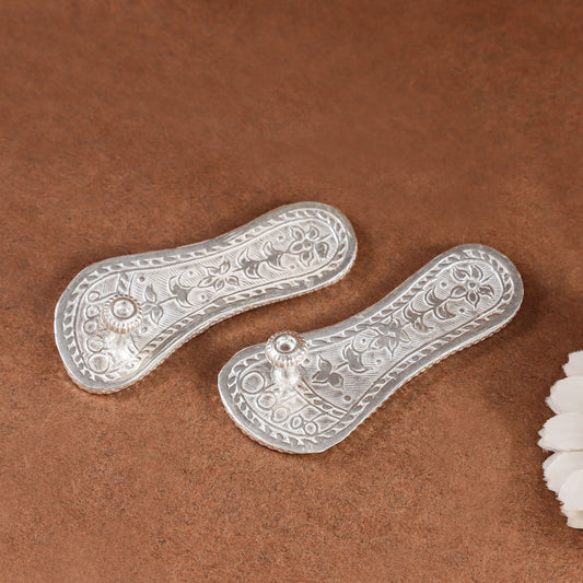 Classy Silver Charan Paduka