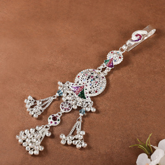 Elegant Silver Waist Key Ring
