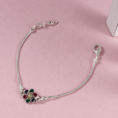 Beautiful Silver Rakhi