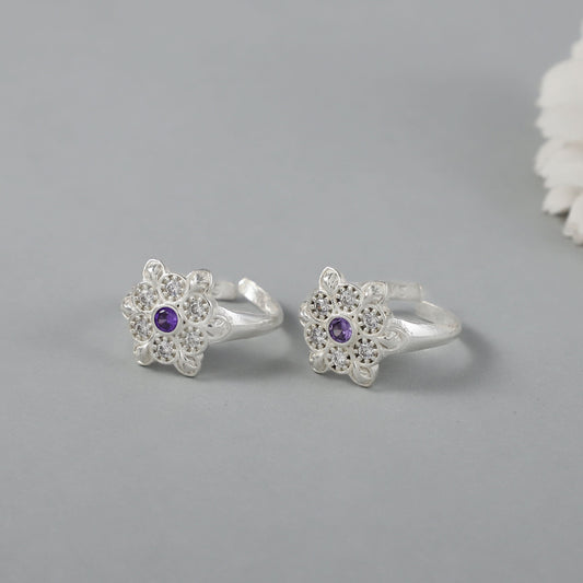 Bhavya Silver Toe Rings