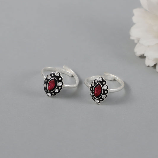 Emma Silver Toe Rings