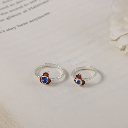 Amelia Silver Toe Rings