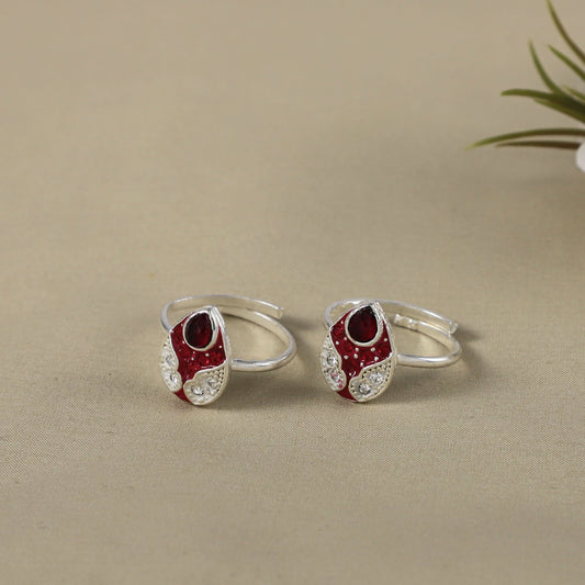 Deepti Silver Toe Rings