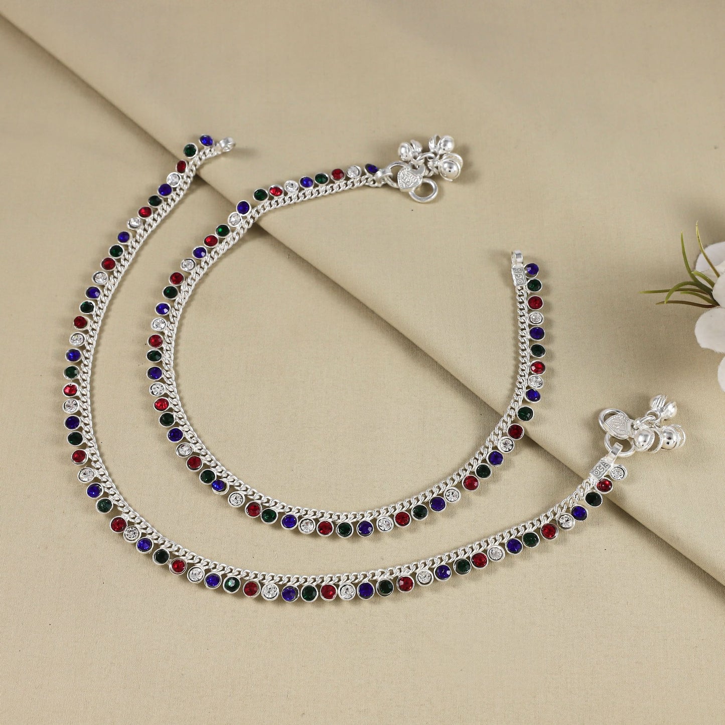 Aashi  Silver Anklets