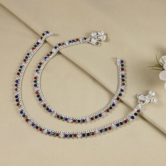Aashi  Silver Anklets