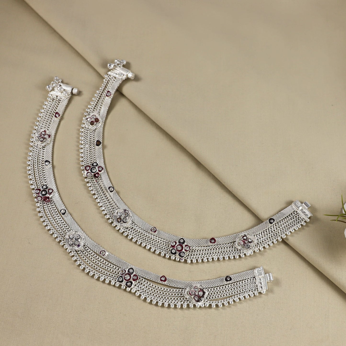 Chetna Silver Anklets