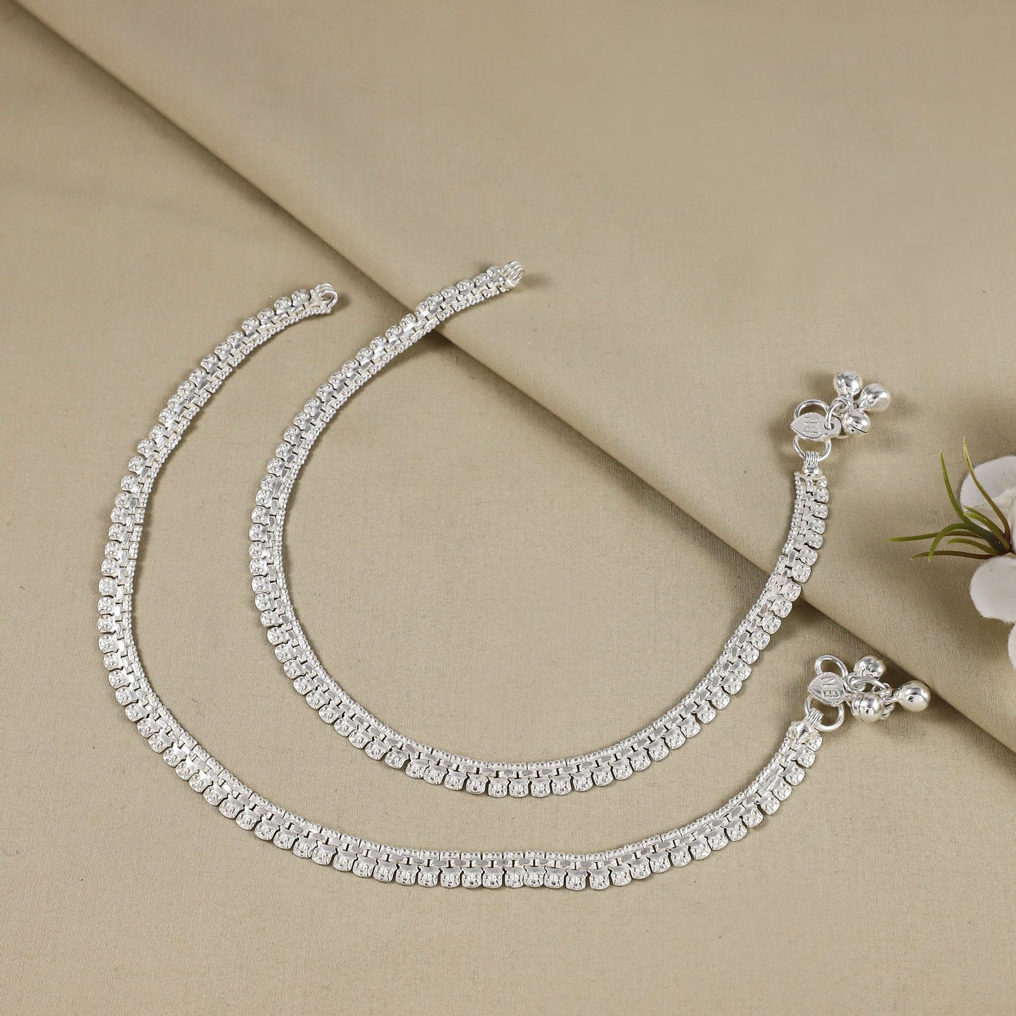 Sofia Silver Anklets