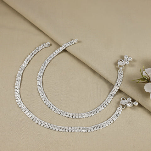 Sofia Silver Anklets