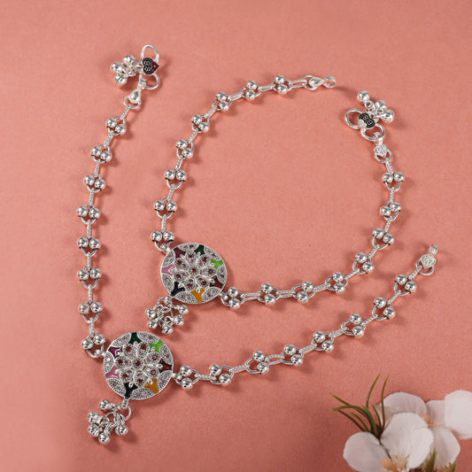 Bhavya Silver Anklets