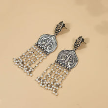 Saumya Peacock Pearl Silver Earrings