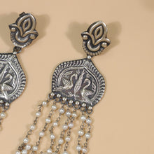 Saumya Peacock Pearl Silver Earrings