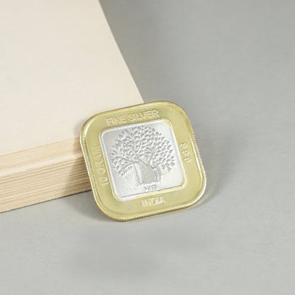 Golden Crown Coin- Silver gold polished royal coin