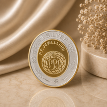 Gold polished 20Gm silver coin King George