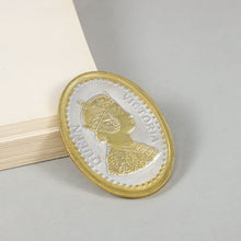 Rajat Maharani Coin-Queen Victoria silver coin with regal gold polish