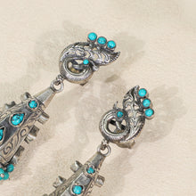 Radhika Ethnic Stone Silver Earrings