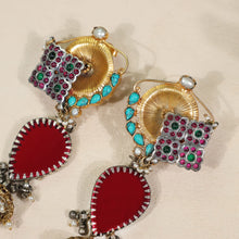 Kalyani Heirloom Bridal Drops Silver Earrings