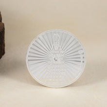 Shri Mahavir Swarna Shanti Coin-Divine Jain silver coin  Mahavir  keepsake .
