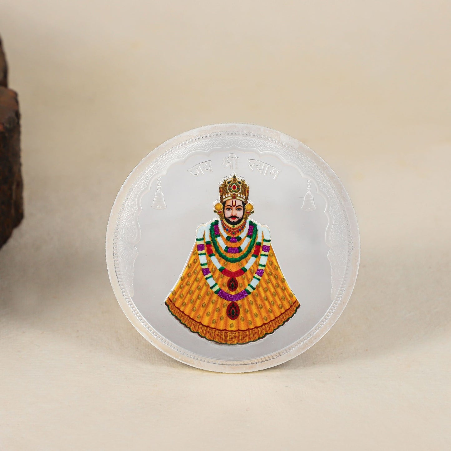 Shri Shyam Darshan Coin-Sacred silver coin of Shyam Baba. Symbol of faith and devotion
