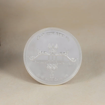 Shri Shyam Darshan Coin-Sacred silver coin of Shyam Baba. Symbol of faith and devotion