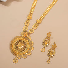 Padmavati Royal Long Gold Necklace Set