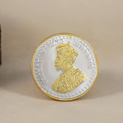 Shahi Virasat Coin-Royal silver coin with gold polish